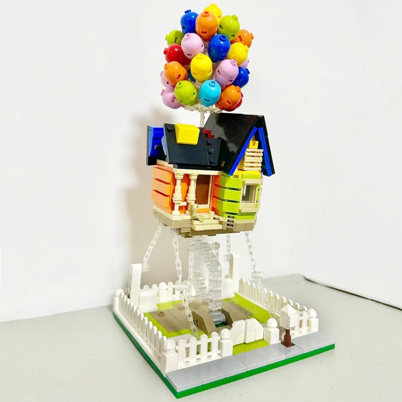 IN STOCK Movie Series Up Suspension Balloon House Building Model Block Creativity Idea MOC Blocks Brick Toy Children best Gift