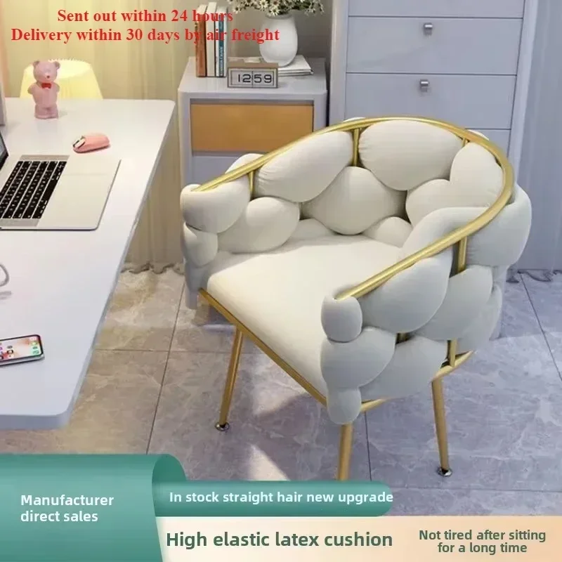 

ZFormwell Velvet Armchair Single Sofa Chair With Gold Legs Upholstered Makeup Chair For Living Room Bedroom LeisureZ