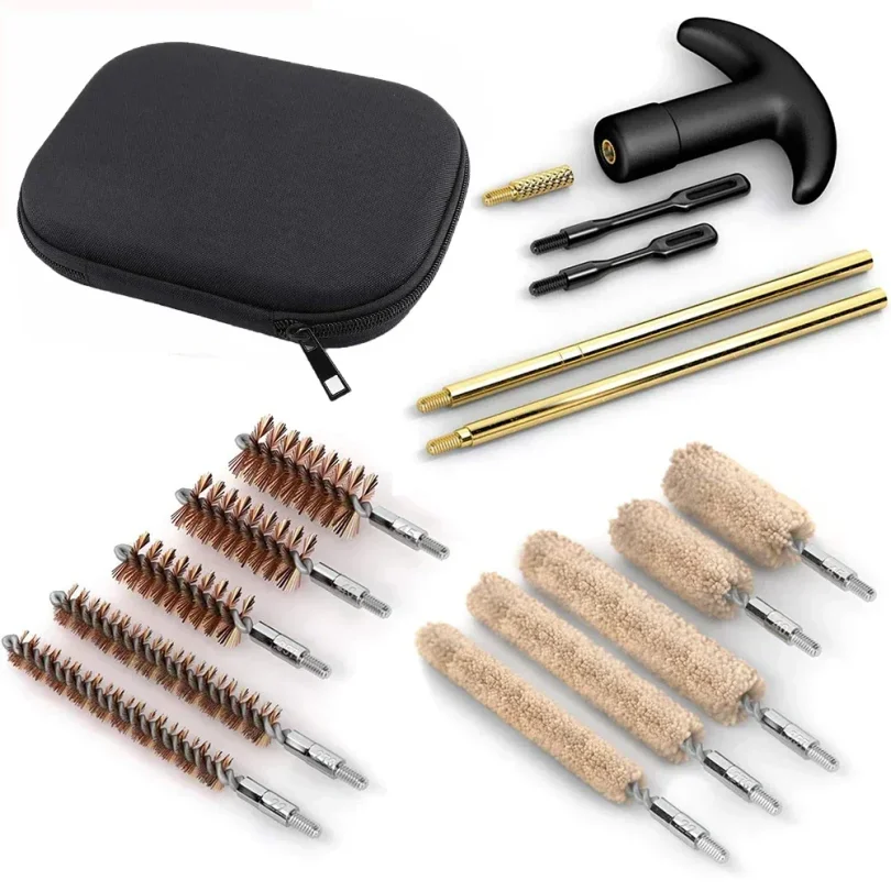 16Pcs/set Tactical Cleaning Kit Universal Brass Cleaning Tool Rod for 22/9mm/40/357 Caliber Cleaning Kit Wholesale view 4