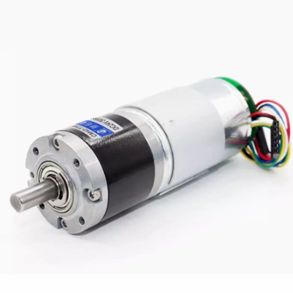 42 Dc Planetary Reduction Motor Speed Regulating Motor 775 Variable Speed With Encoder High Torque Forward And Reverse