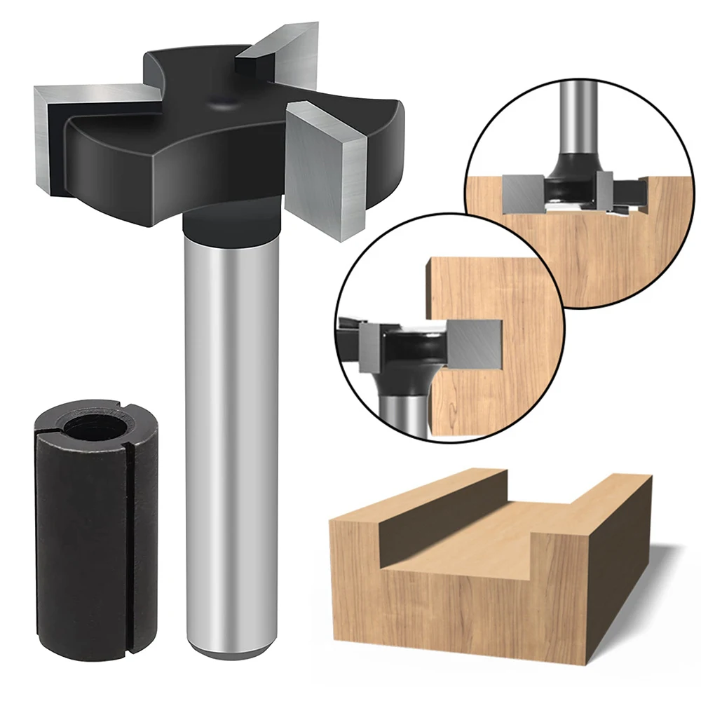 1/4inch Shank CNC Spoilboard Surfacing Router Bit 2inch Wood Planer Bit Insert Carbide Slab flattening milling cutter