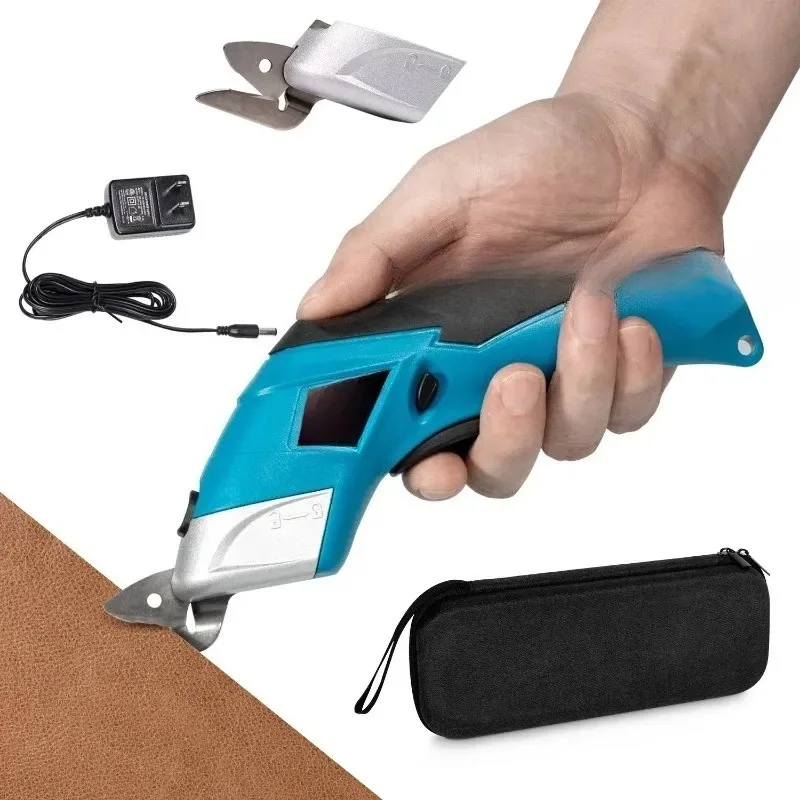 

Hi-Spec Lithium Battery Electric Power Scissors 3.6 Volt Fabric Electric Textile Cutter USB Charging Scissors With Case