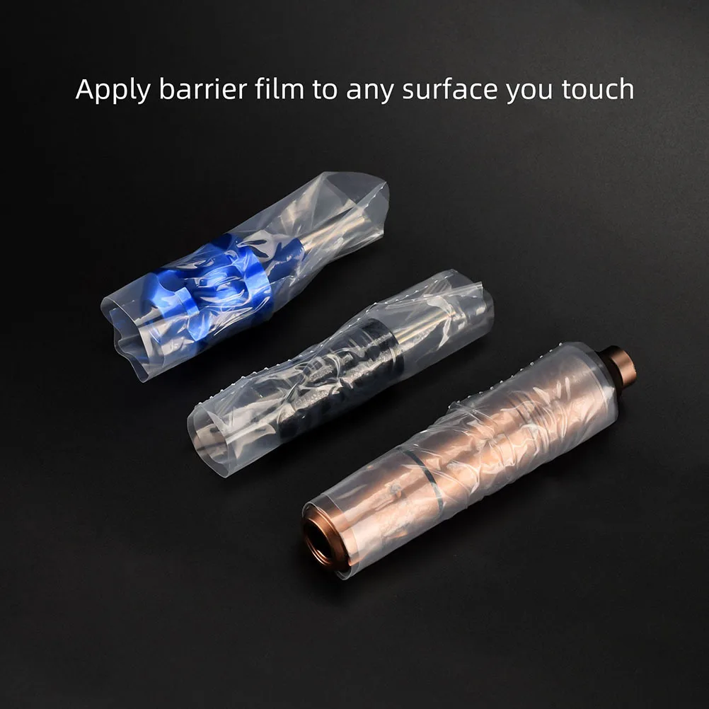

1200 Pieces Pe Protective Film Roll Disposable Anti-Fouling for Tattoos Equipment Isolation Use Disposable Films