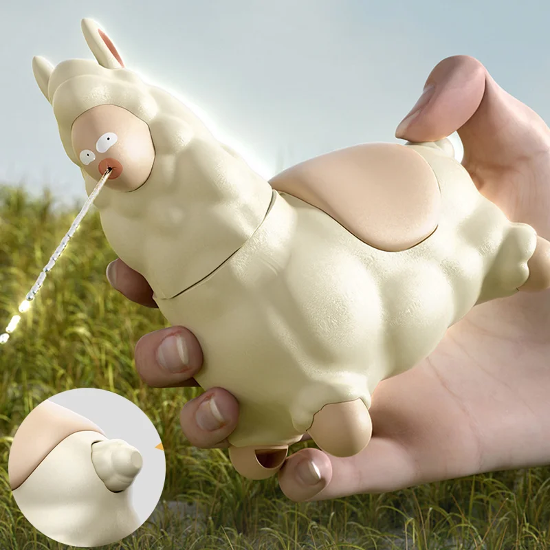 

Alpaca Water Gun Handheld Continuous Water Spraying Sprinkler Outdoors Boys Girls Pool Garden Fights Game Gift Children's Toy