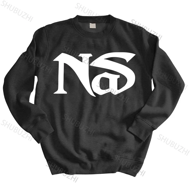 men autumn sweatshirt black hoody Nas WRITING gangstarr rap hip hop naughty nature tribe quest hoodies