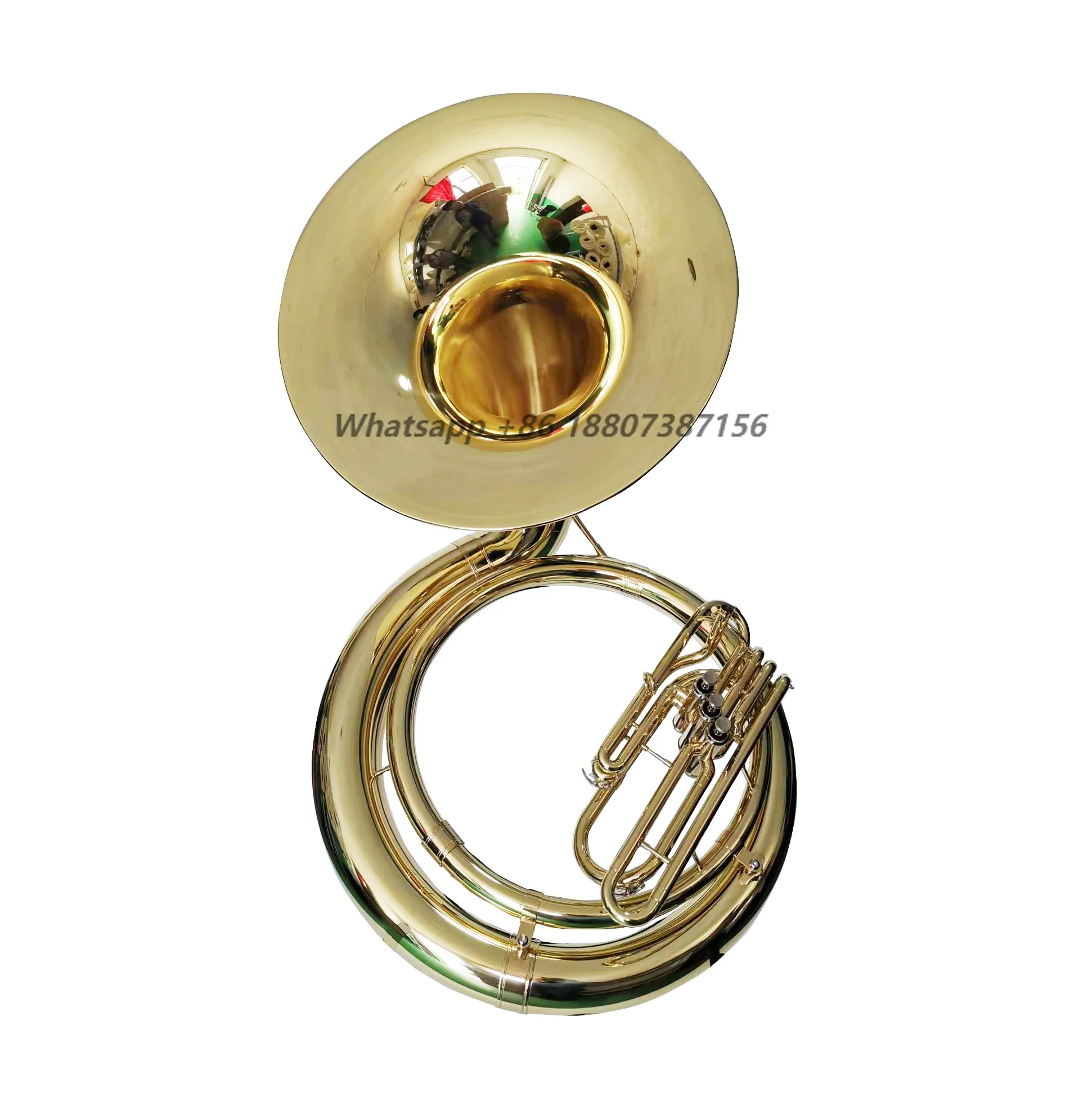 Seasound OEM Factory Price High Quality Gold Lacquer Sousaphone JYSS7000 Trumpet