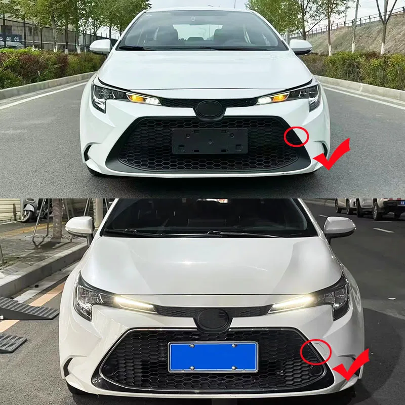 Car Front  Bumper Tow Hook Cap Lower Grille Cover Hauling Eye Lid For Toyota Corolla Levin 2019 2020 2021 2022 2023 52128-02360