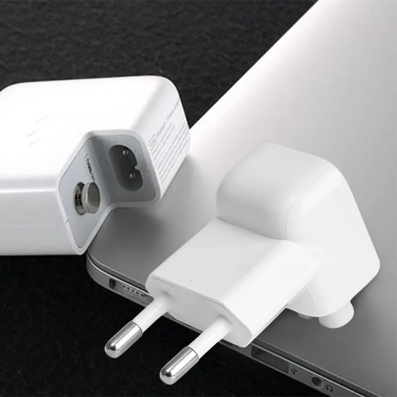 Convertidor de enchufe de la UE, adaptador de cargador de viaje de pared para Ipad, Magsafe, Macbook, adaptador de corriente de carga portátil, accesorios, 5/1 Uds.