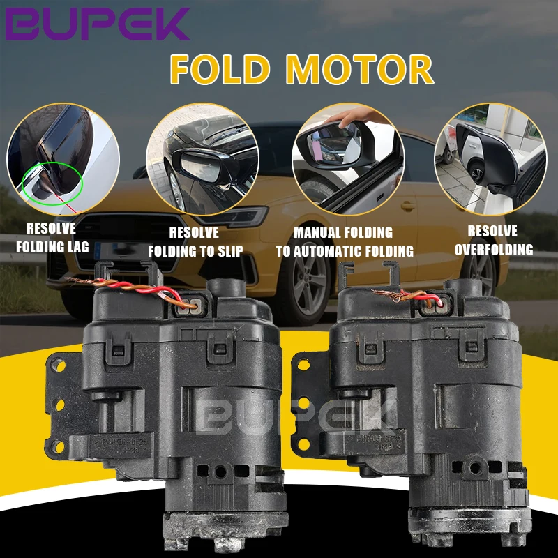 

BUPEK Car rearview mirror automatic folding motor reversing original left right assembly For Mitsubishi L200 accesorios de auto