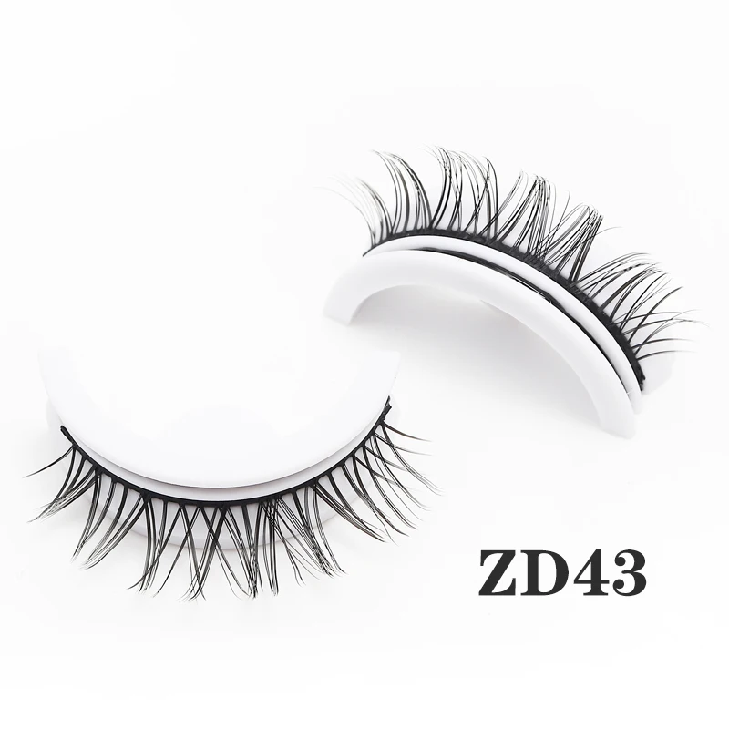 DINGSEN Koreanische Selbstklebende Wimpern Natürliche Wiederverwendbare Wimpern Manga-Wimpern Make-up-Produkte Ohne Klebstoff Wimpern – Detail 16