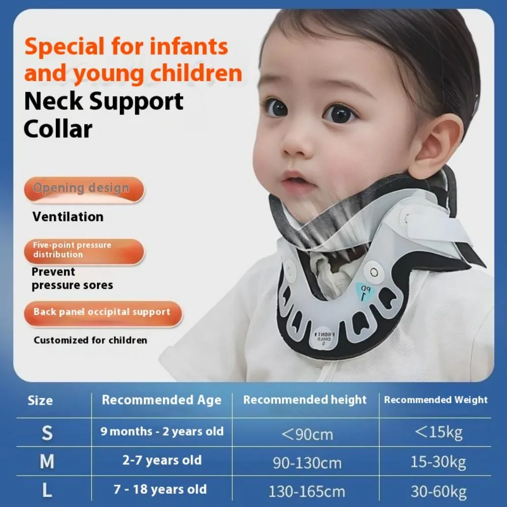 Customizable Portable Children's Baby Neck Support Torticollis Orthotics After Surgery To Support Fixation Crooked Neck Correcto