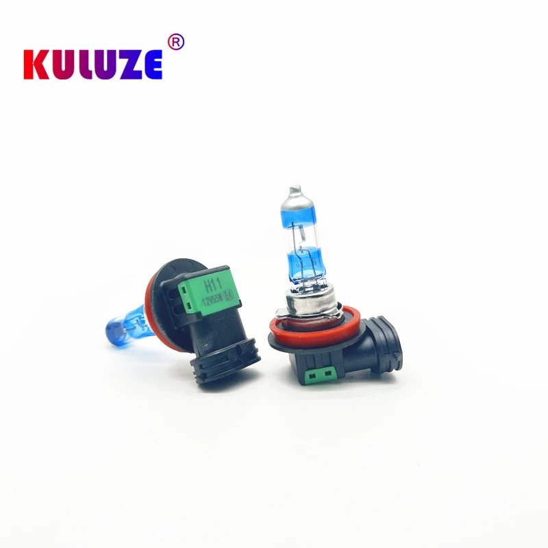 

2Pcs H11 Halogen Headlight Car Light Night Walker 4000K 12V 55W Warm yellow light Bulb Fog Halogen Bulb