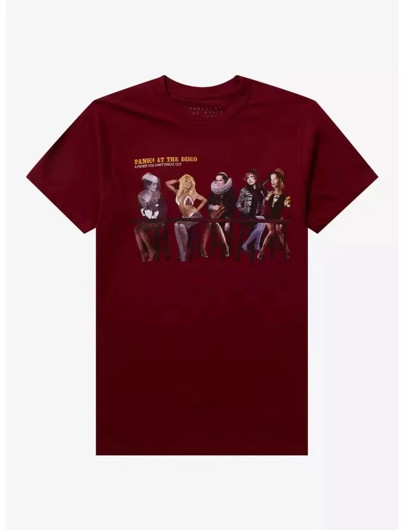Panic! At The Disco Fever Can't Sweat Out Boyfriend Fit Girls New Spring/Summer Arrivals Fit Casual Streetwear Men Women