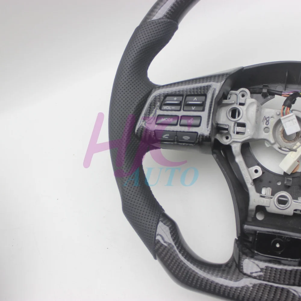 Replacement For Subaru Forester SH 2013-2018 Real Carbon Fiber Leather Steering Wheel 2015-2019