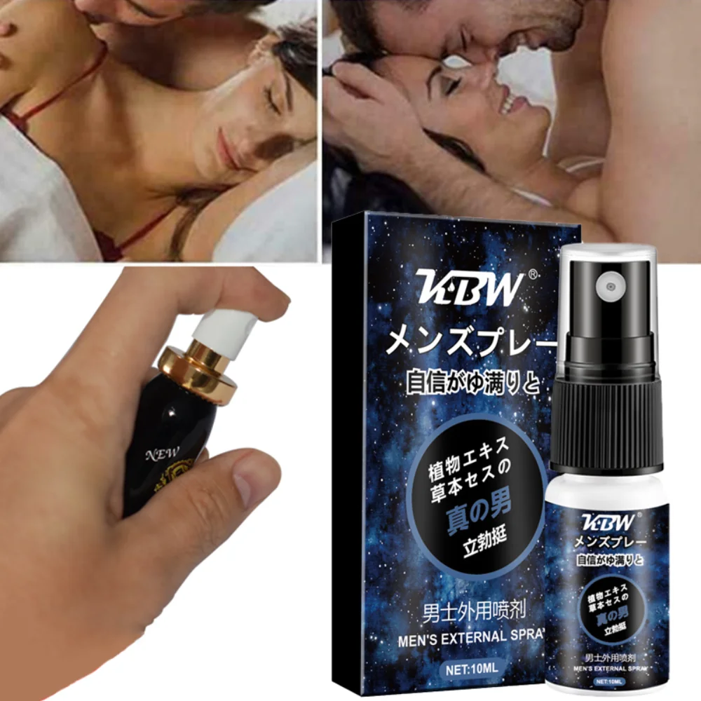 10ml Male Sex Delay Spray,Men Delay Cream 60 Minutes Long,Prevent Premature Ejaculation,Penis Enlargement Erection Spray