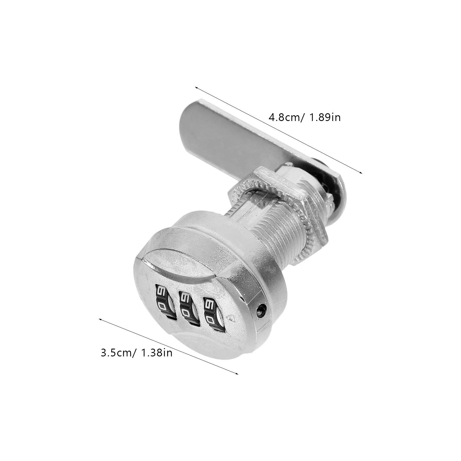 2 set Mechanical Password Zinc Alloy Combination Code For Cabinets Mailboxes File Security Replacement Hardware Durable Secure