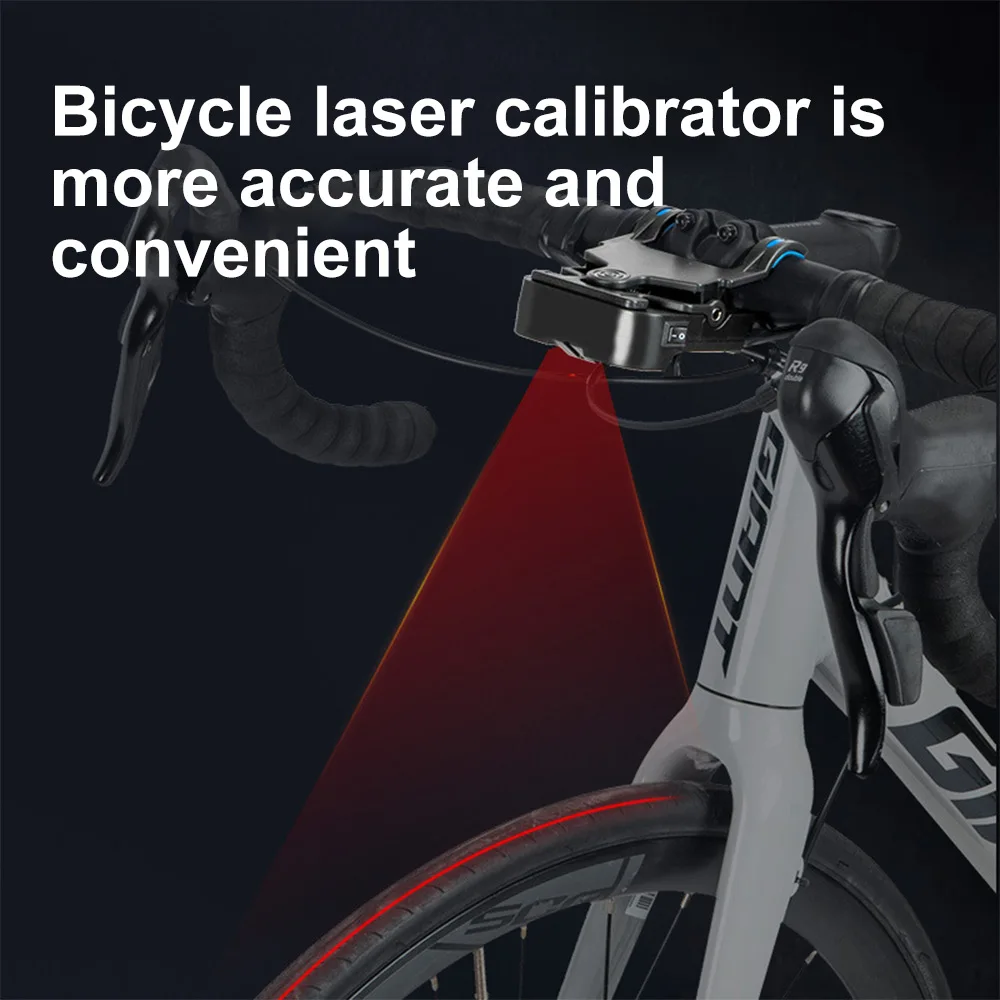 Bicycle Laser Calibrator Bike Tool Seat Center Adjuster Measurement Tool Aligning Indicator With Charging Port Professional Bike