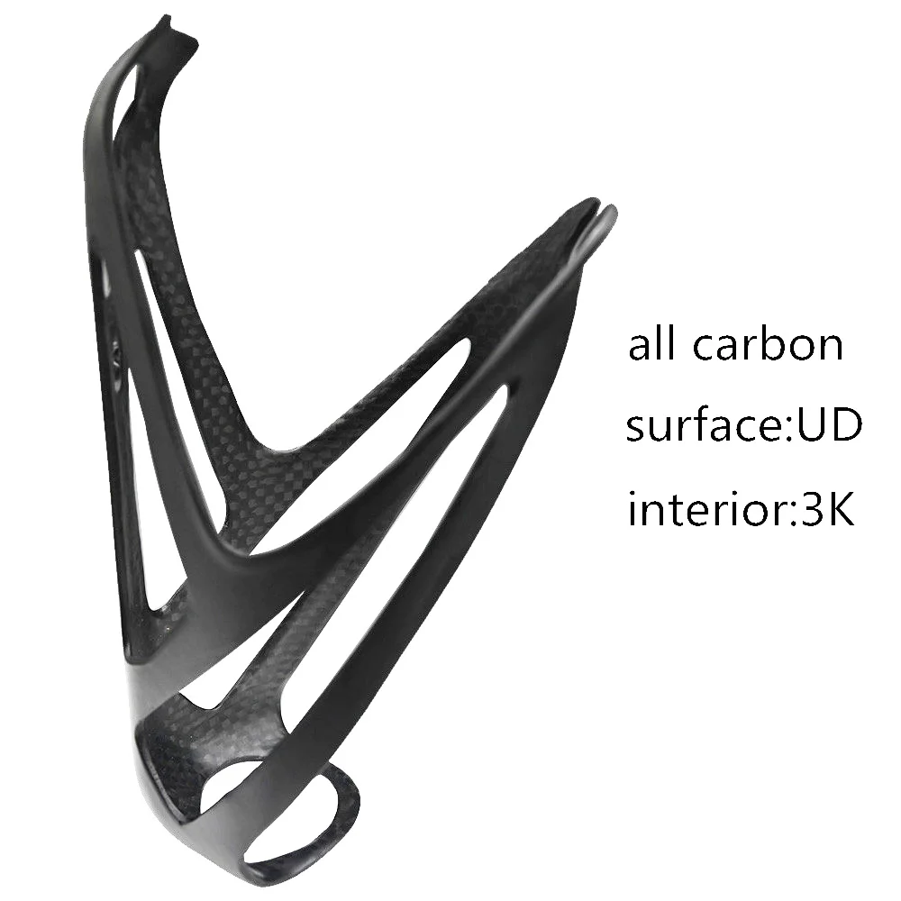 New 3K/UD Carbon Fiber Road Bike Bicycle Reliable Cycling MTB Drink Water Bottle Holder Cage Bottle Rack Bicycle Accessories