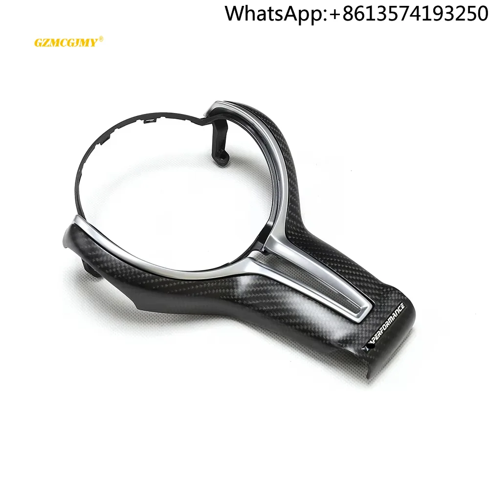 

For Matt Black For Bmw M2 M3 M4 M5 M6 F87 F80 F82 F83 F10 Real Carbon Fiber Replace Steering Wheel Cover Center Trim
