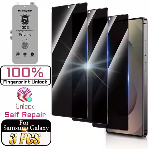 Self Repair Film For Samsung Galaxy S25 Ultra S24 S23 S22 S20 Plus Privacy Screen Protector Unlock S21 5G Note 20 Not Glass