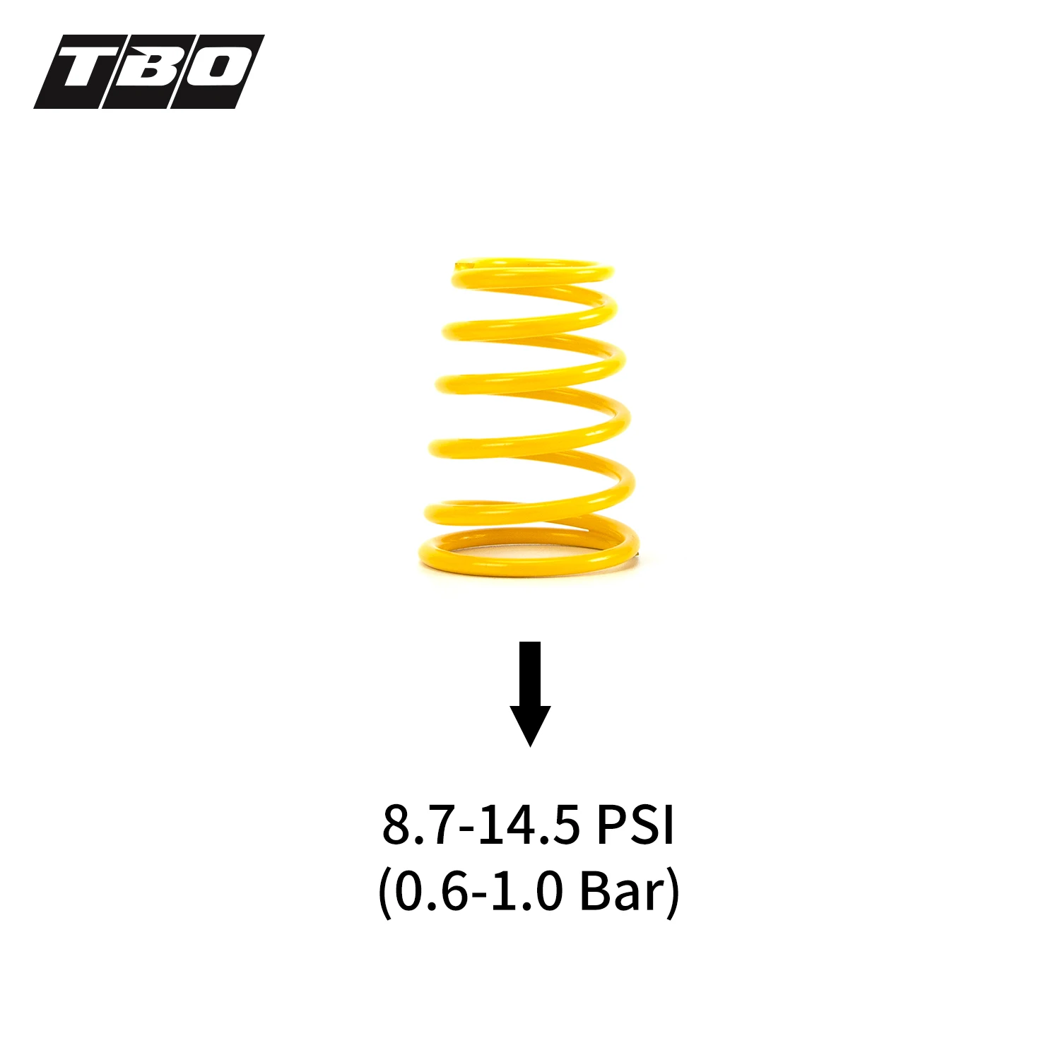 TBO Turbo Wastegate Federbetätigungsfeder 0,25-0,5/0,4-0,7/0,6-1,0/0,9-1,3/1,2-1,7 Bar