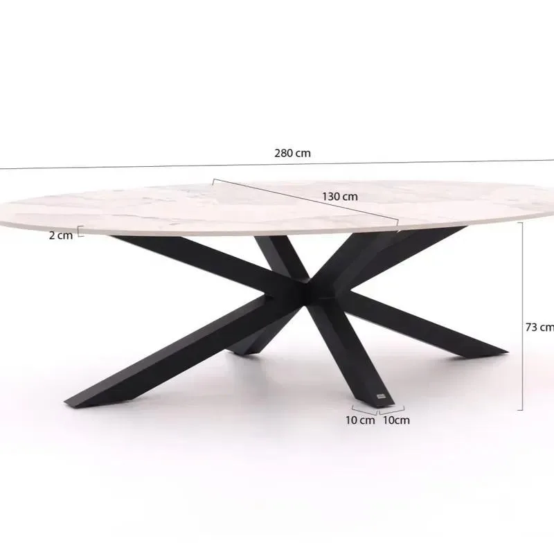 for Round dining table and chair set Cast aluminum outdoor furniture Garden furniture