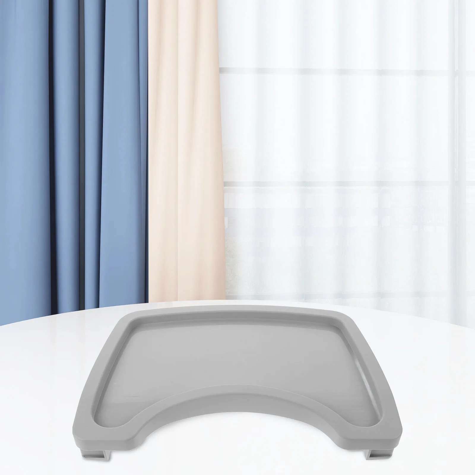 

Многоразовый пластиковый поднос для кормления младенцев, поднос для стульчика для кормления, съемный, прочный, безопасный для детей, легко моется, современный дизайн