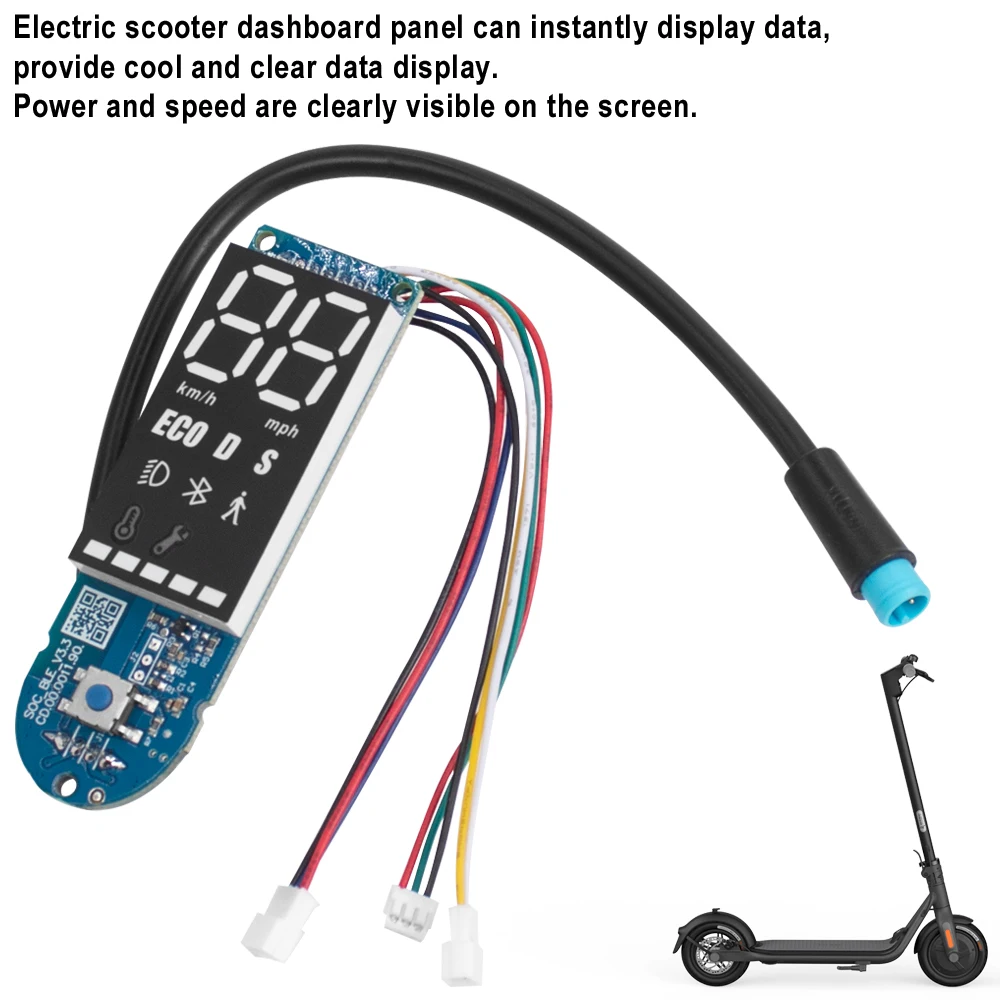 Circuit Board Display Bluetooth Electric Scooter for Ninebot F20 F25 F30 F40 Skateboard Kit Display Panel Dashboard Screen Cover