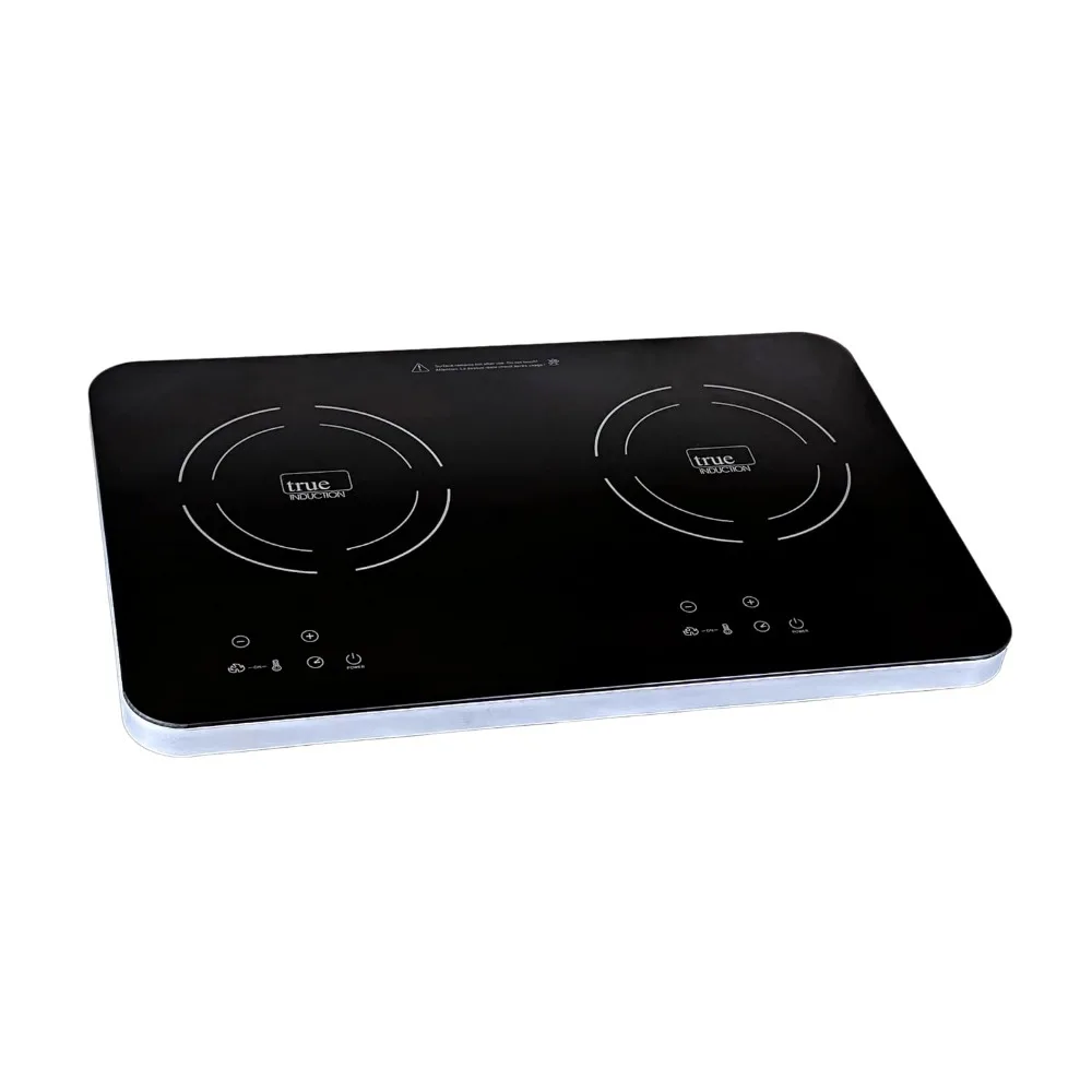 

True Induction TI-2C Cooktop, Double Burner, Energy Efficient, Black