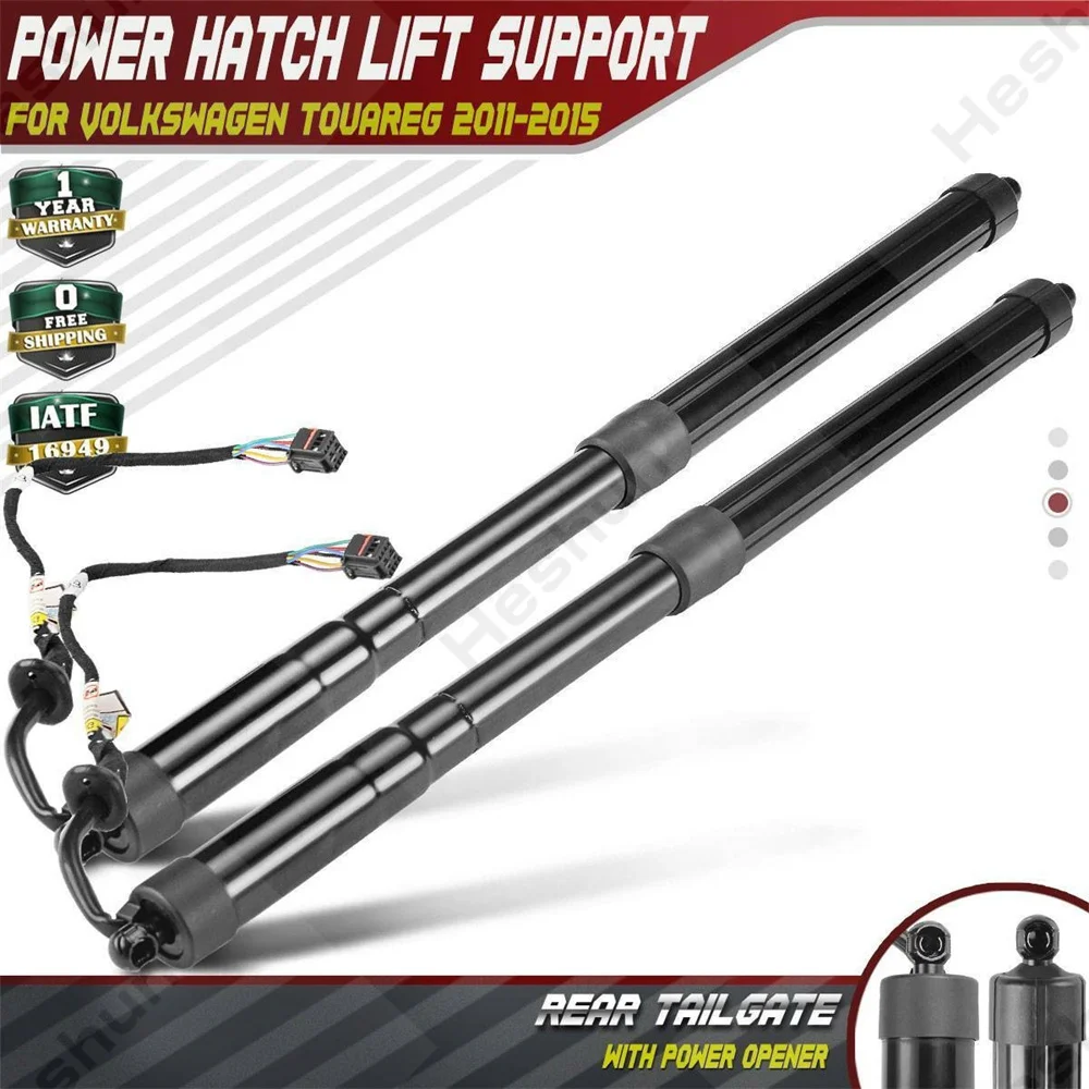 Power Hatch Lift Support For VW Volkswagen Touareg 7P 2010-2018 Pair Electric Tailgate Gas Struts 7P6827851D