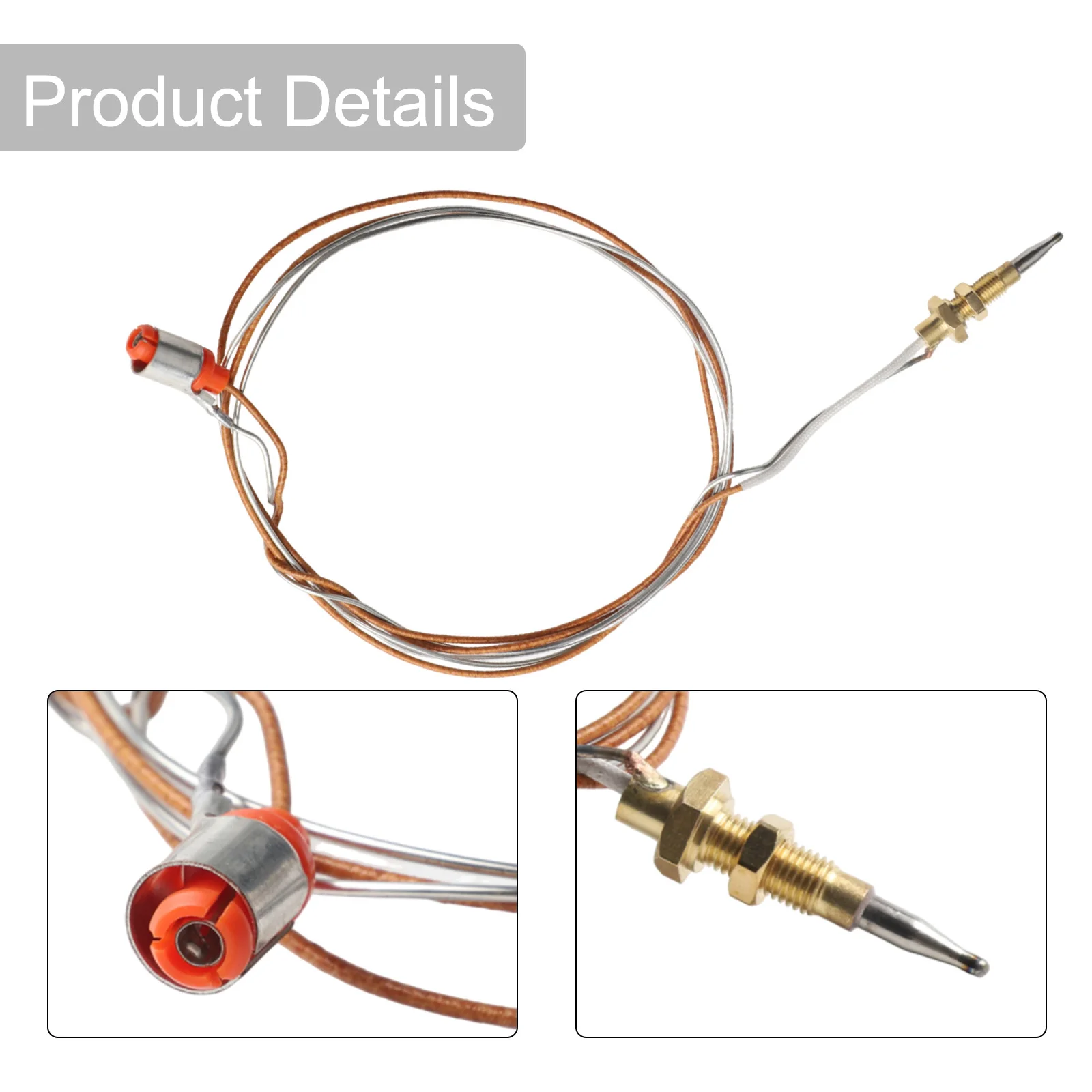 Copper Heading Screw Thermocouple Gas Burner For Sabaf Built-In Stove Tools Thermocouple Needle Flame-out Protection Devices