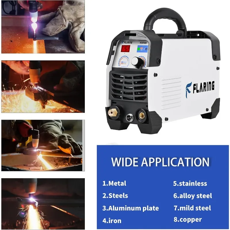 Plasma Cutter,65 Amp Plasma Cutter Machine 120V 240V 4/5" (20mm) Max Cutting 1/2" (12.7mm) Clean Cut IGBT High image 4