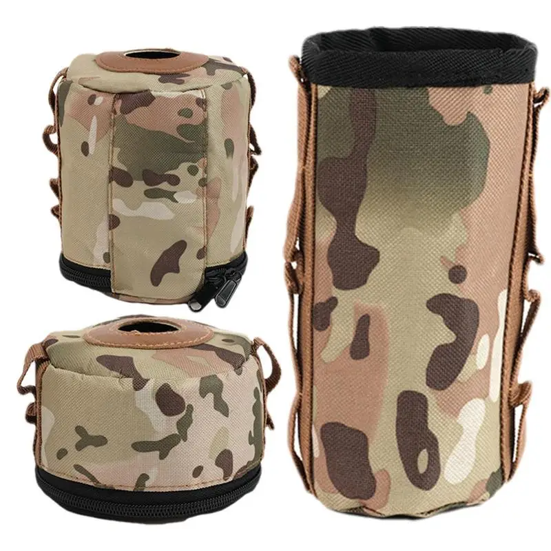 Camping Canister Pouch Camping Tank Case Storage Bag Cylinder Case Air Tank Protector Anti-Fall Storage Organizer Canister Pouch