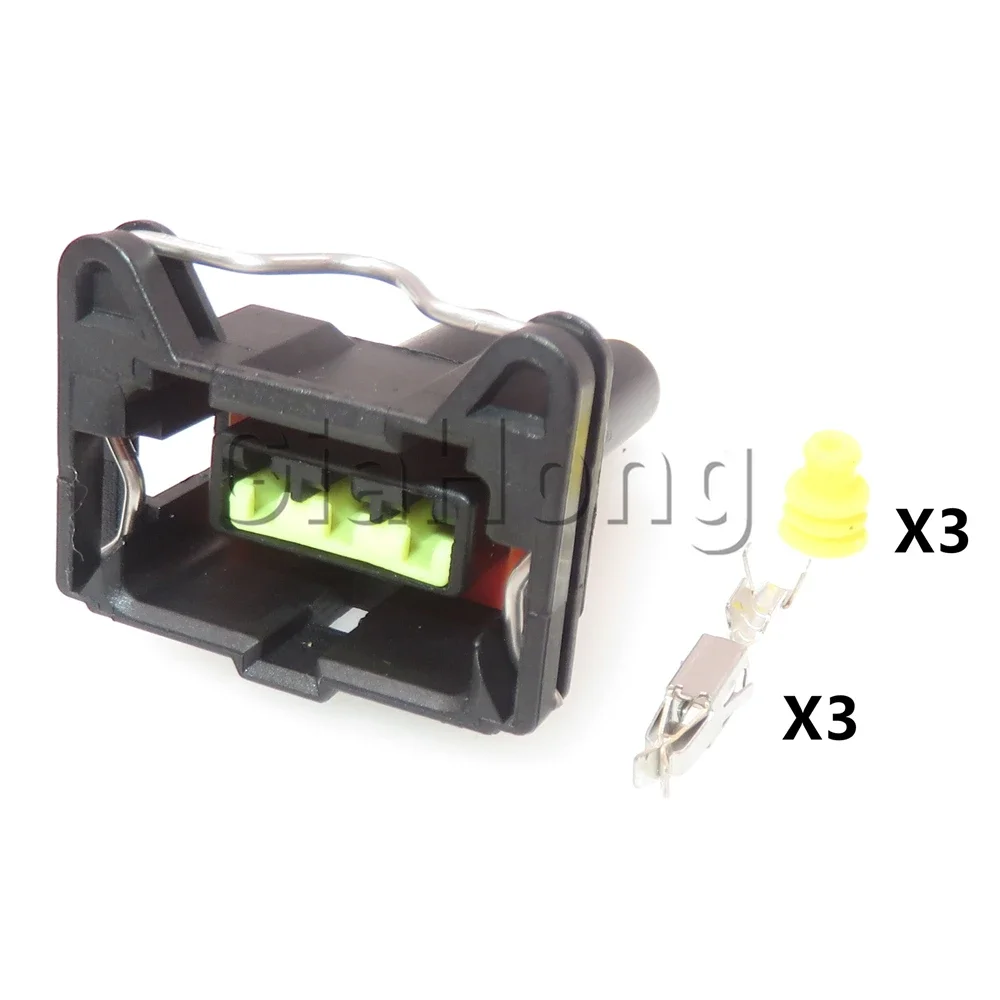 1 Set 3 Ways AC Assembly Auto Crankshaft Position Sensor Sealed Socket Car Idle Motor Plastic Housing Plug 368000-1 85205-1