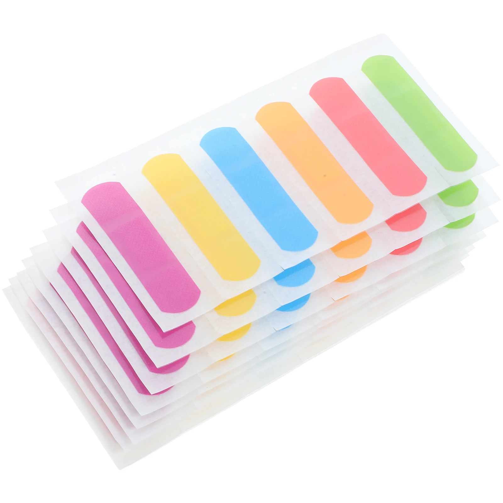 

60pcs Cartoon Hemostatic Patches Adhesive Wound Bandages Breathable Colored Bandage For Small Injuries Finger Tips First Aid