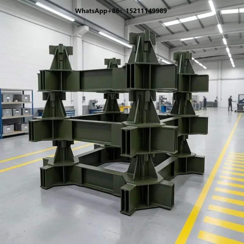 Precision Welded Heavy Duty Steel Structure Parts for Construction and Civil Engineering