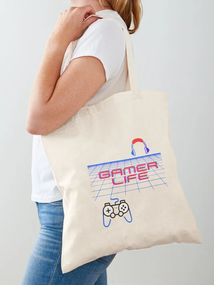 

Gamer life Tote Bag Gift bag Shopper bag Handbags women luxury women