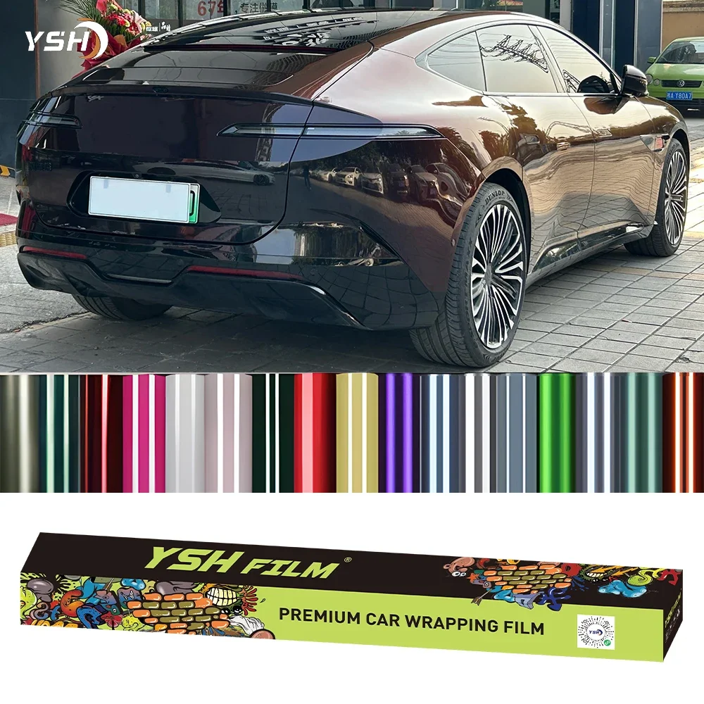 2025 Hoge Kwaliteit Uv-bestendig Auto Films Papier Veranderende Verven Film Sticker Anti-Kras Wrap Roll Kleurverandering