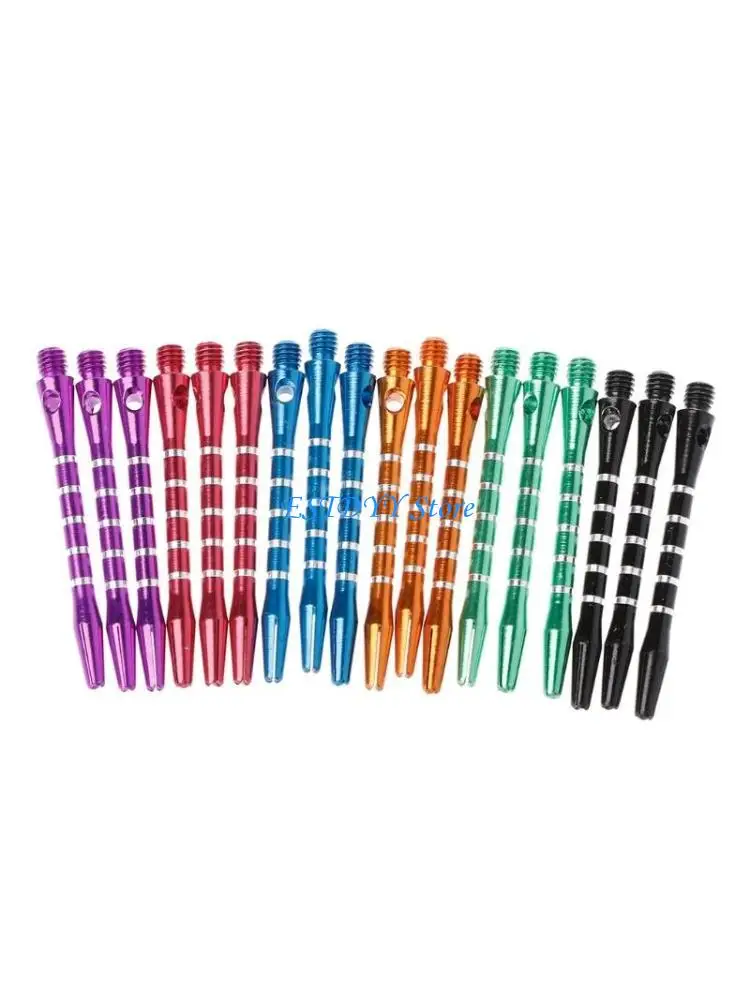 

G6DE 6 Sets/18 Pcs 53mm Aluminum Shafts 6 Colors 2BA Thread Size Length