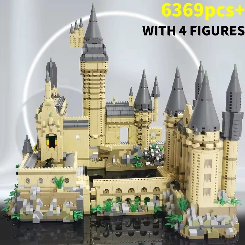 Kalein MicroBricks City Creative Medieval Magic Castle Series School Building Palace Model Building Block Set Assembly Toy