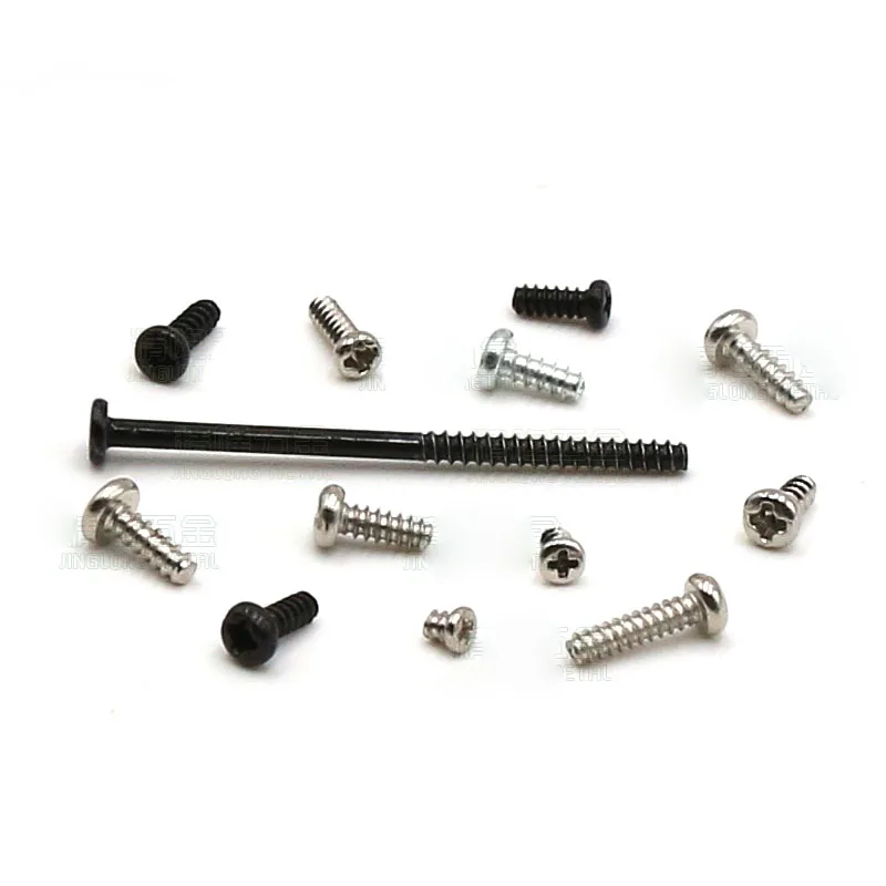 100Pcs/lots M2 Mini Micro Cross Phillips Round Pan Head Self Tapping Screw Wood Bolts L=2/2.5/3/4.5/5/5.5/8/34mm