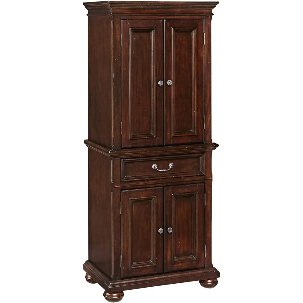 

Колониальный классический шкаф для кладовой темной вишни от Home Styles