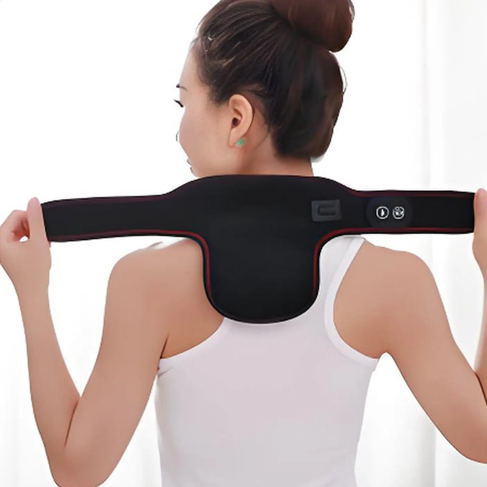 

Грелка для шеи и плеч, дышащая электрическая грелка для шеи с подогревом, USB-носимая защита с подогревом, массажер для шеи с подогревом