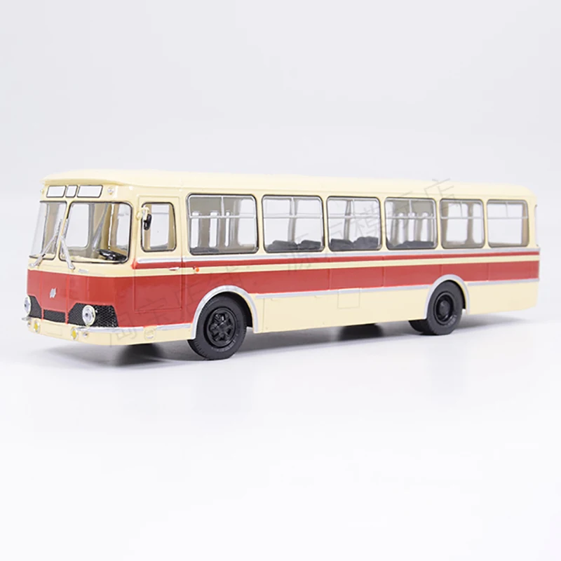 

1:43 Soviet City High-Rise Passenger Car LIAZ-677 Suburban High-Capacity Alloy Passenger Car Simulation Model Die-Casting Metal