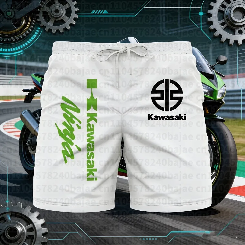 

Summer Popular Quick Drying Breathable Kawasaki Motorcycle Shorts and Off-road Motorcycle Sports Shorts, Outdoor Sports Shorts
