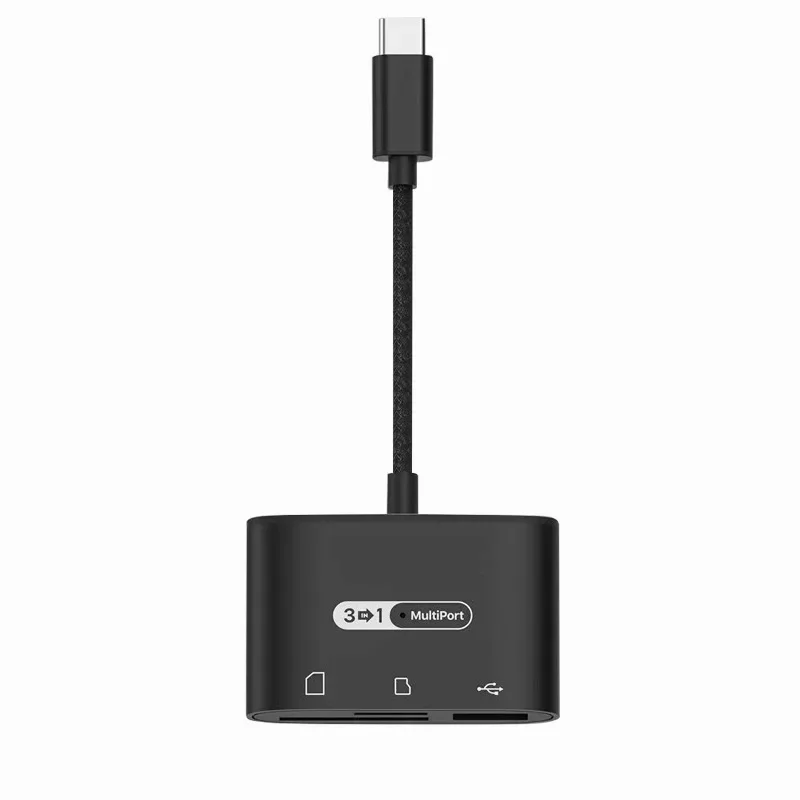 Адаптер 2 в 1 с двумя портами USB 3,0, 60 Вт