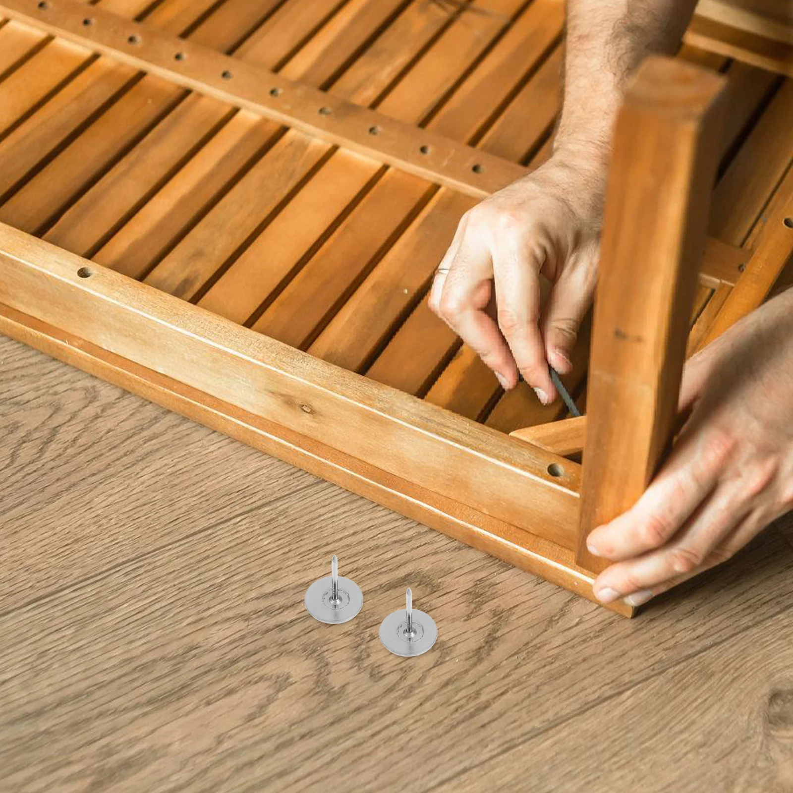 

20Pcs Flat Head Metal Tacks for Furniture Cork Board Maps Bulletin Board Crafts Easy Installation Thumb Tacks for Crafts