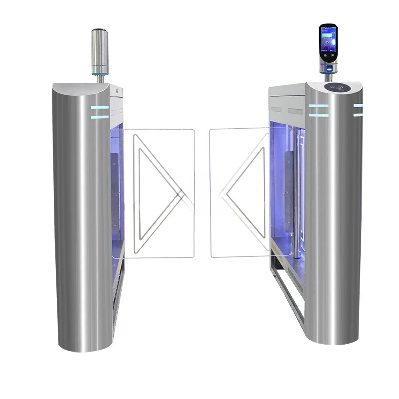 

Popular contestant Automatic Security swing Turnstiles Embedded Rfid Finger Print Facial Recognition Access Control