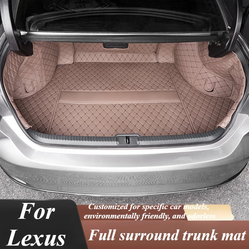 

Car Trunk Mat Full surround Leather Cargo Liner Dustproof Waterproof Boot Protecion Pad For Lexus ES200 ES260 ES300h 2018-2024