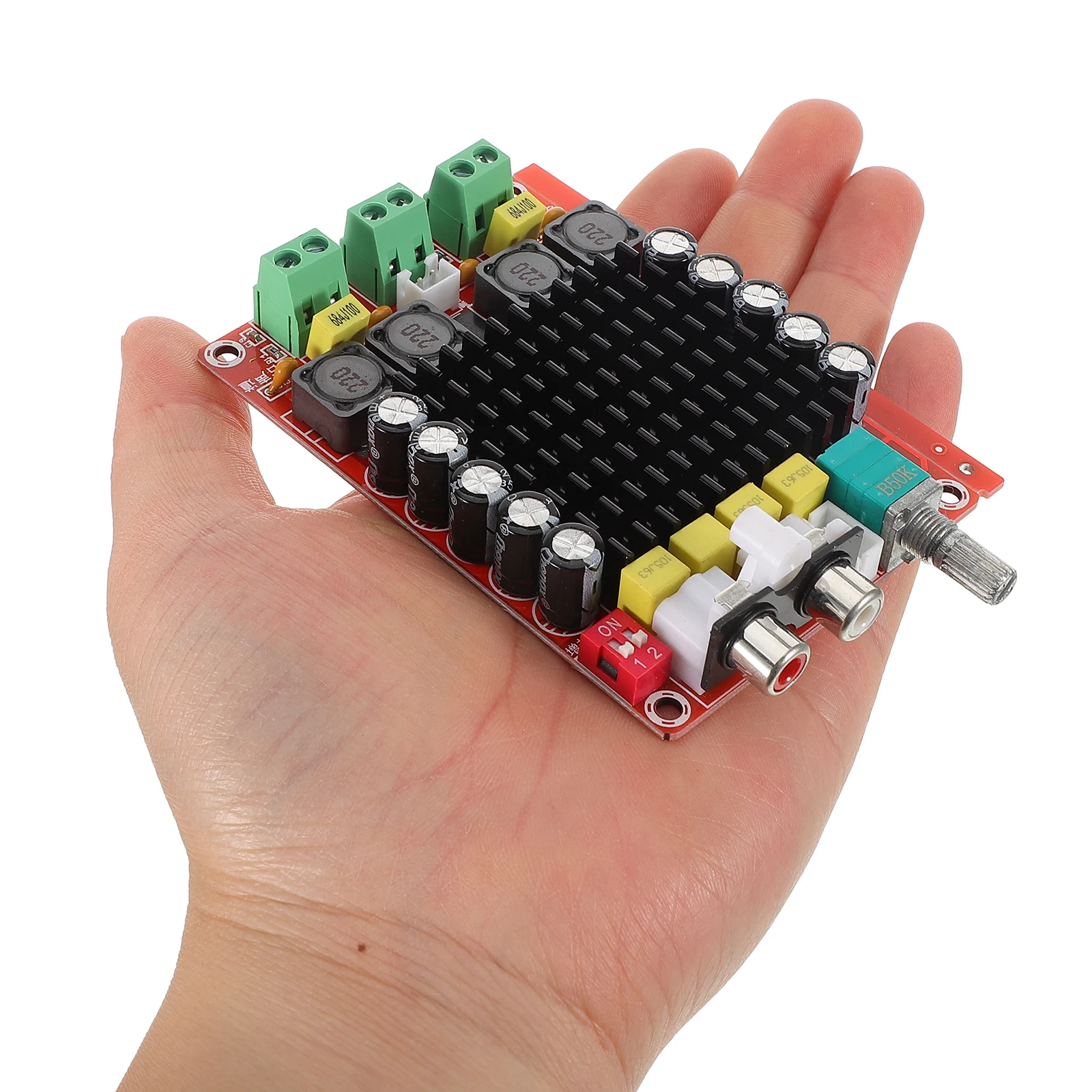 

M510 TDA7498 2x100W Digital Amplifier Board 14 34V High Audio Stereo Module Circuit for Vehicle Sound System